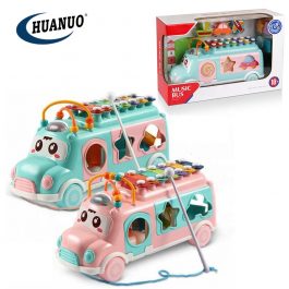 Huanger Xylophone Bus Learning Educational Baby Toys