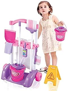 Little Helper Cleaning Trolley Cart Pretend Playset