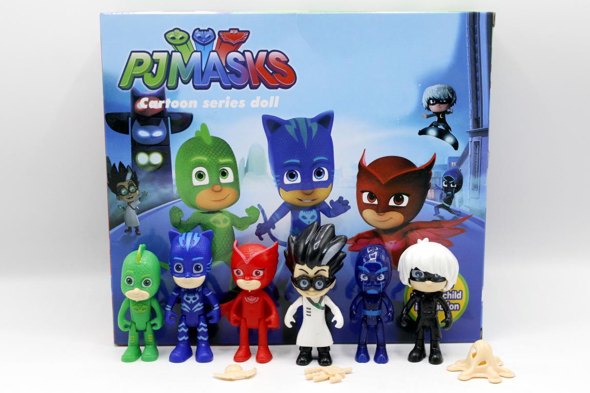 PJ Mask Action Figure Play Toy Set Pack Of 6 PJMASKS