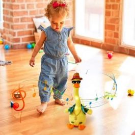 Rechargeable Dancing Singing Duck Plush Talk Back Toy