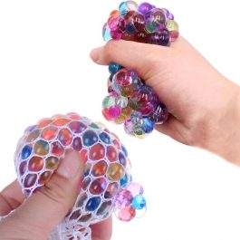 Colorful Tangle Fidget Toys Gobbles Anti-Stress Mesh Ball