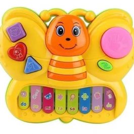 Interactive Children’s Musical Piano Butterfly With Light Sound