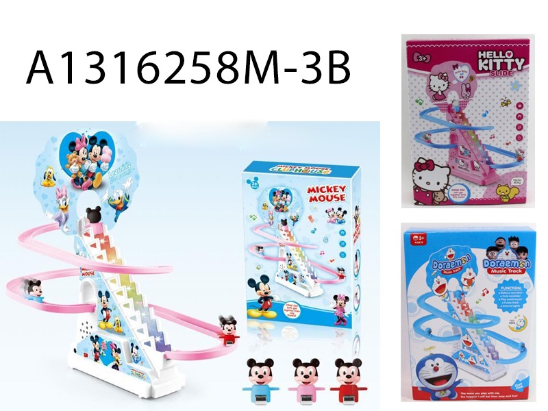 1 Climbing Stairs Cartoon Character Slide Toy