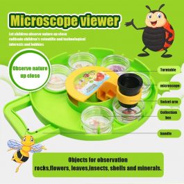 Field Microscope Bug Insects Collection Viewer Toy Gift Kids Children