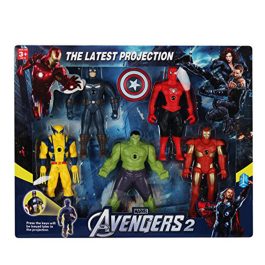 Pack of 5 Marvel Avengers Action Figures