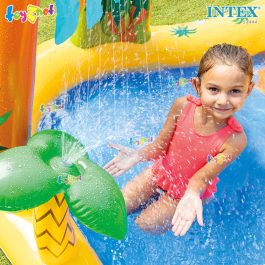 INTEX Dinosaur Play Center Swim Pool 8ft 2in X 6ft 3in X 3ft 7in (57444)