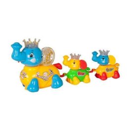 Clever Elephant Family Train Set Battery Operated Toy