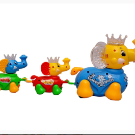 Clever Elephant Family Train Set Battery Operated Toy
