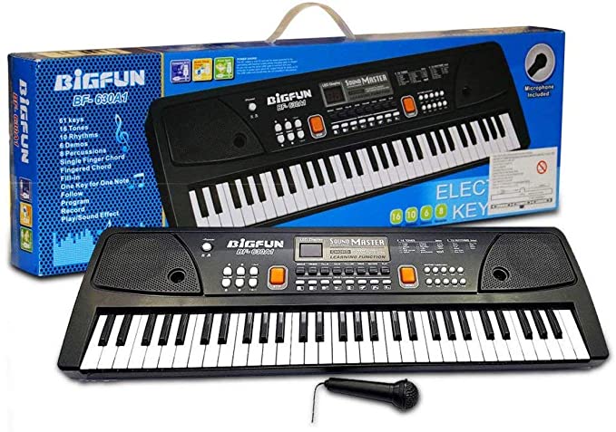 3 Bigfun 37 Keys Musical Electronic Keyboard Piano For Kids