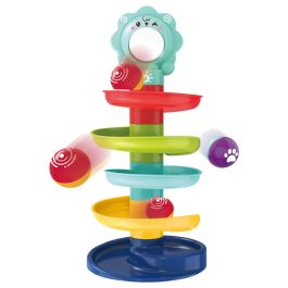Flower Slider Roll Ball Track Toy For Child 5 Levels