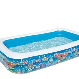 Bestway Multicolor Vinyl Kids’ Play Pool-size-10 x 6 x 1.8 Feet – Age 3+ — 54121