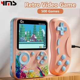 G5 Retro Game Console With 500 Built-in Nostalgic Games