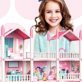 4 Storey Big Princess Dream Villa Dollhouse