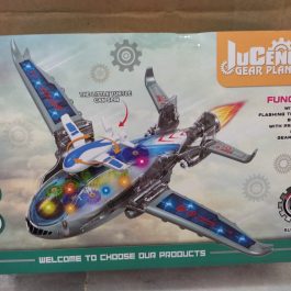 Battery Operated Gear Helicopter Bump N Go Airplane