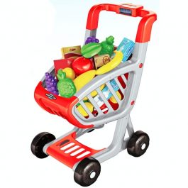 43 Pcs Supermarket Shopping Cart Trolley with Light & Music