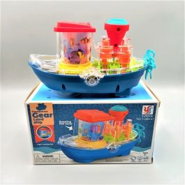 Gear Land Ship With Rotating Fishing Lamp