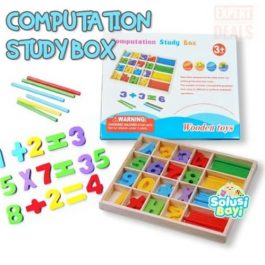 Wooden Computation Study Box Maths Learning Toy