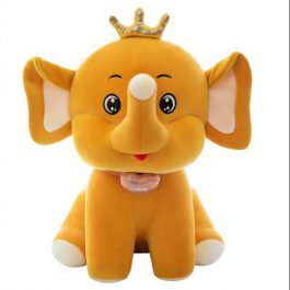 40cm Elephant Crown Stuffed for Kids Teddy Bear Plush Toy