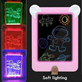 3D Kids Light-up Drawing Tablet Magic Pad