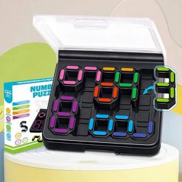 Digital Numeric Slide Puzzle  Educational Game for Kids Adults