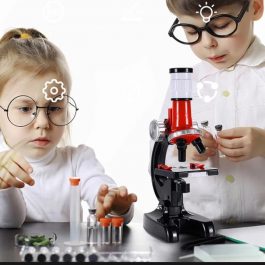 Microscope Kit Lab Science Educational Toy