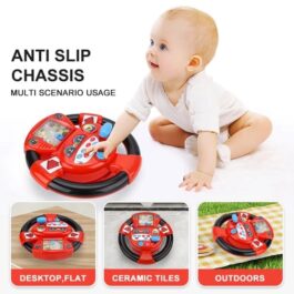 Multifunctional Baby Activity Musical Steering Wheel Toy