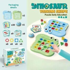 Dinosaur Pairing Shape Puzzle Game