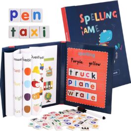 Magnetic Letter Spelling Learning Game Book