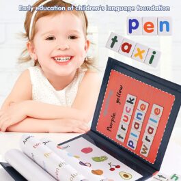 Magnetic Letter Spelling Learning Game Book