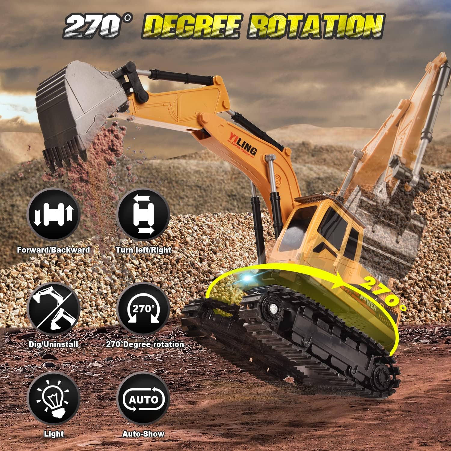RC excavator 2