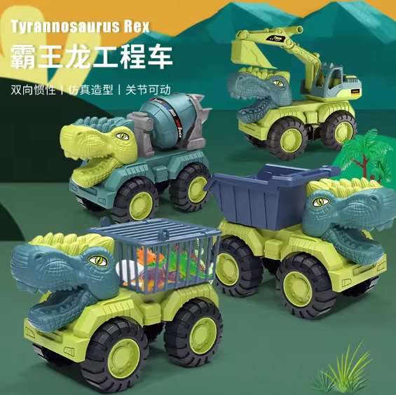 Dinosaur Pull-back Cars