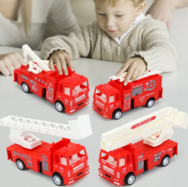 Pullback Fire Truck Set