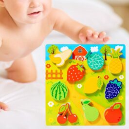 Wooden Fruits Matching Puzzle