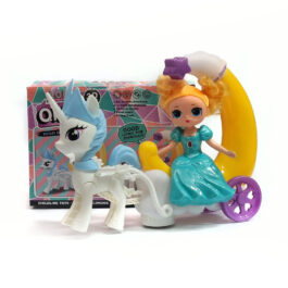 LoL Surprise OMG Electric Unicorn Horse with a Moon Carriage