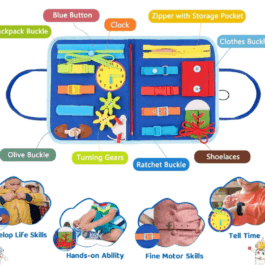 Montessori Toddler Activity Busy Book