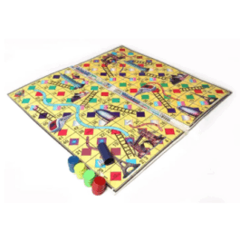 2 in 1 Cardboard Ludo Game