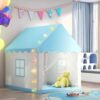 castle hut tent blue 1