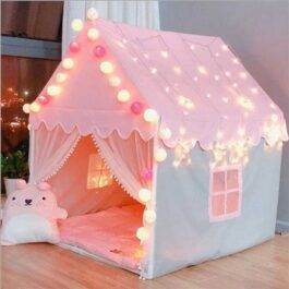 Princess Playhouse Castle Tent House With Lights