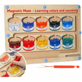 Magnetic Color and Number Maze