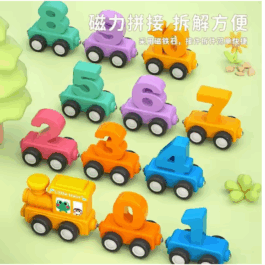 Magnetic Number Train Set Digital Learning Educational Toys