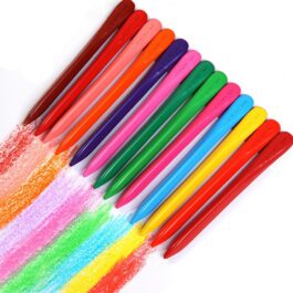 24 Piece Color Unbreakable Triangular Crayons